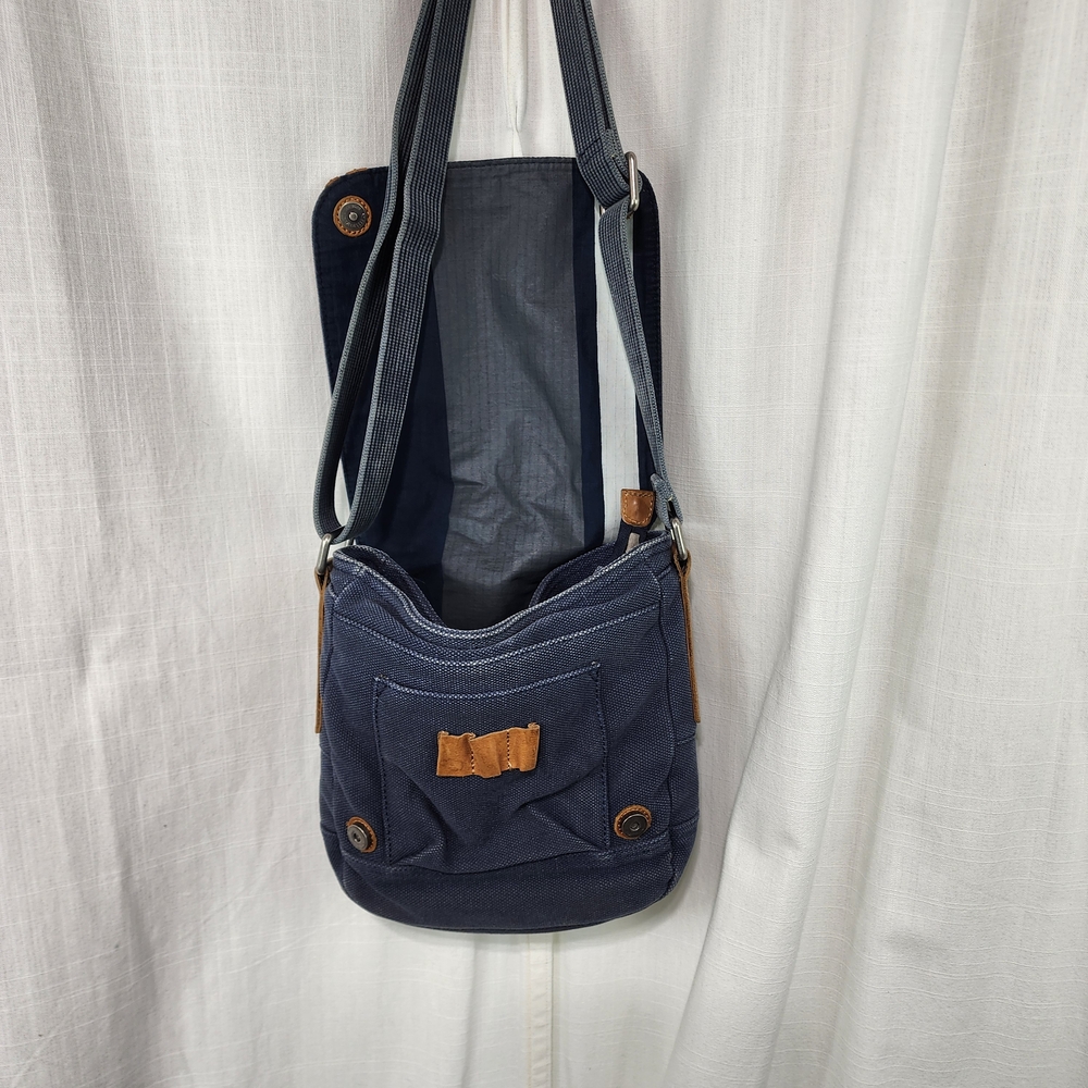 Fossil Navy and Brown Men's Messenger Bag - Picture 4 of 9